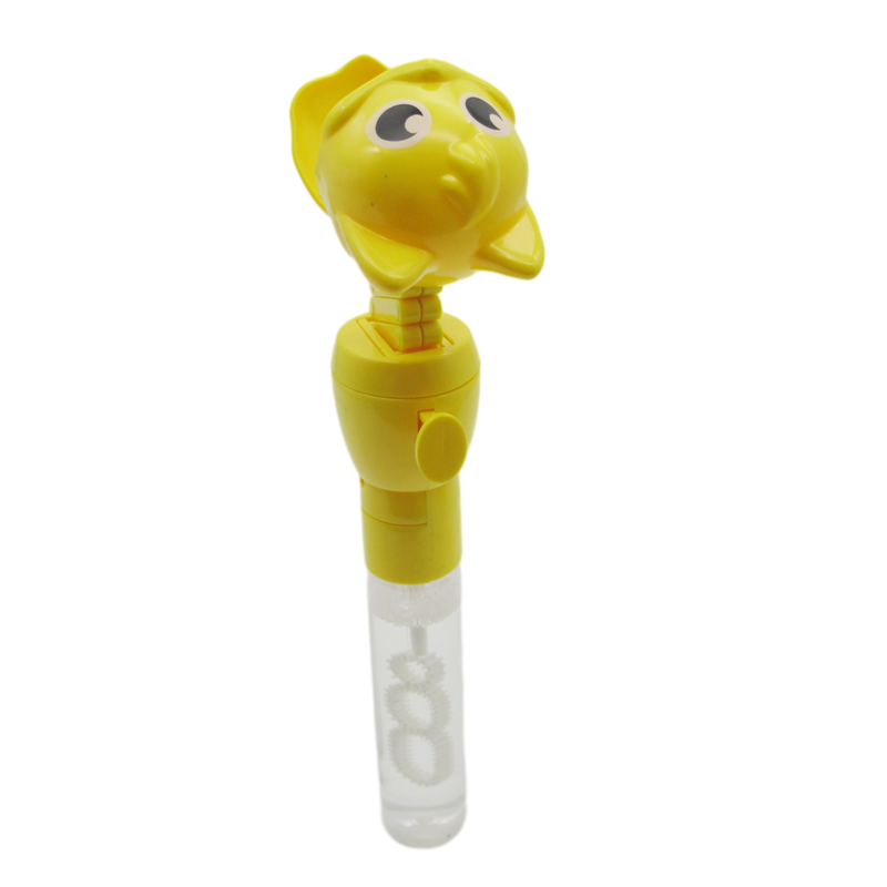 bubble toy with tiger grabber